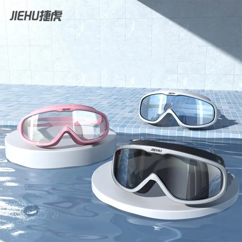 Adult Miopia professional swimming glasses in Silicone waterproof HD adjustable surf glasses with UV protection anti-fogging beach glasses