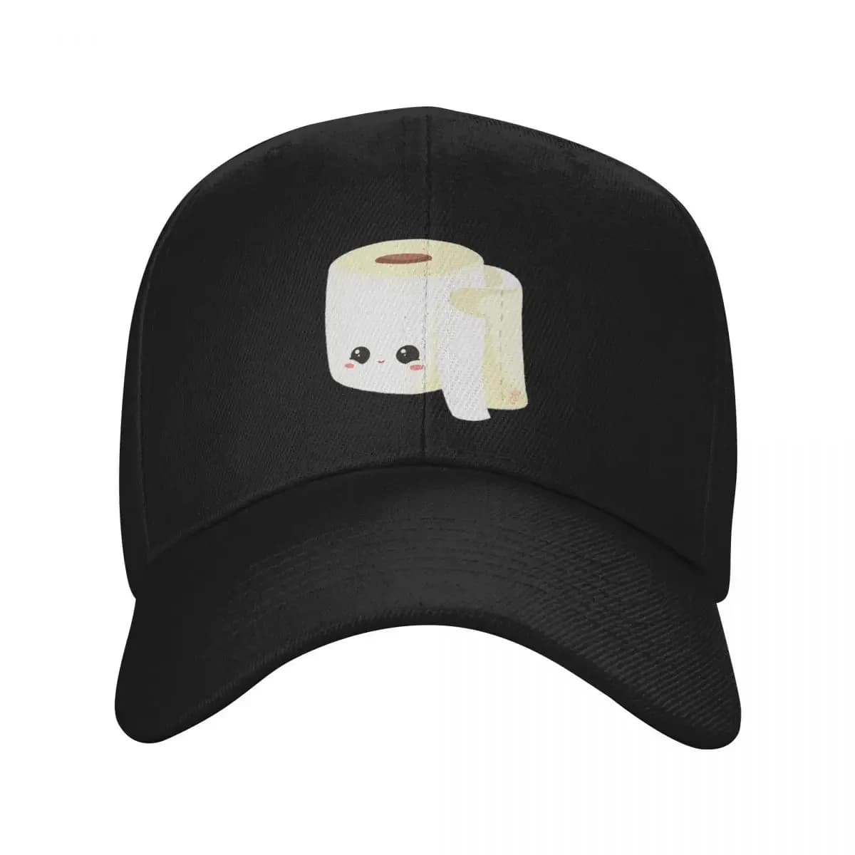 Cappellino da baseball Kawaii Toilet Paper, cappello divertente, cappello tattico, abbigliamento da golf, lusso da uomo e da donna