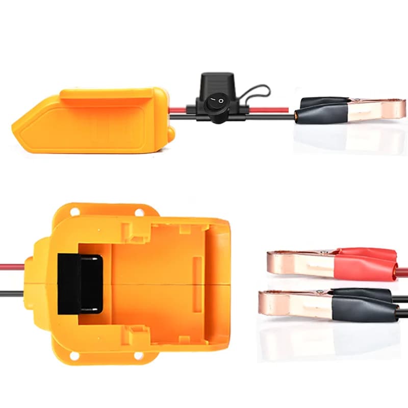Car Jump Starter Car Booster per Dewalt 18V 20V batteria agli ioni di litio adattatore fai da te dispositivo di avviamento del ripetitore di emergenza strumento di avvio del salto