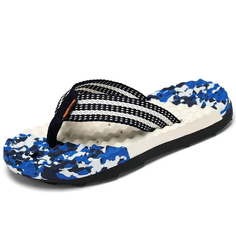 Ciabatte da uomo casual antiscivolo, ciabatte da giardino con suola spessa, sandali da spiaggia resistenti all'usura, infradito di grandi dimensioni, scarpe da uomo