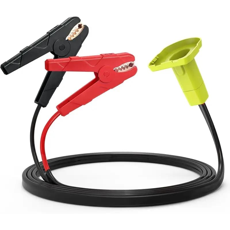 Adattatore per cavi di avviamento AUAU per batteria Ryobi 18V, avviatore di emergenza portatile 8AWG 5.9FT per l'avviamento di auto e veicoli leggeri