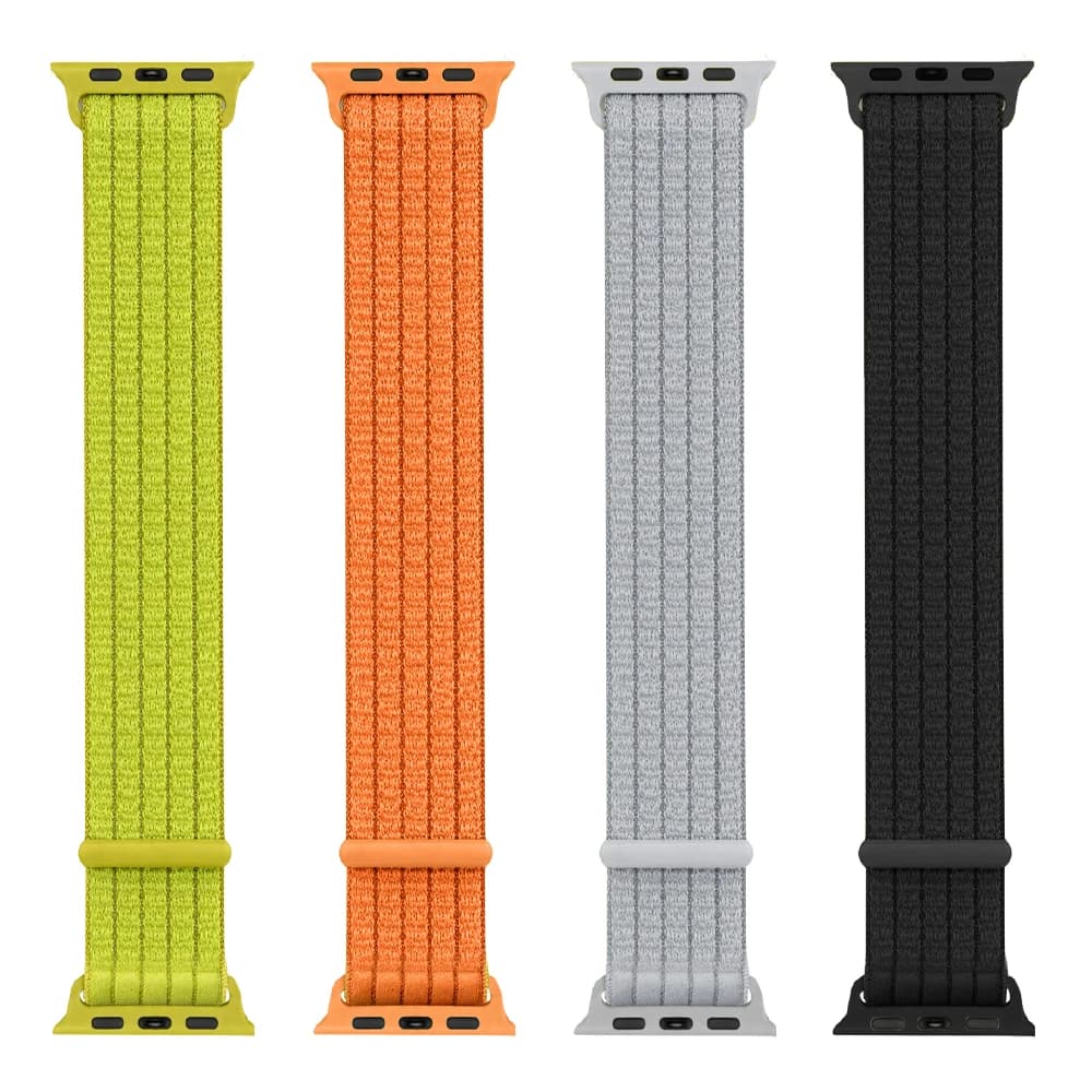 for Apple Watch Bands 49mm 46mm 45mm 44mm 42mm 41mm 40mm Nylon Loop Bracelet Correa Series 7/8/9/10/11/SE/Ultra 3 Straps
