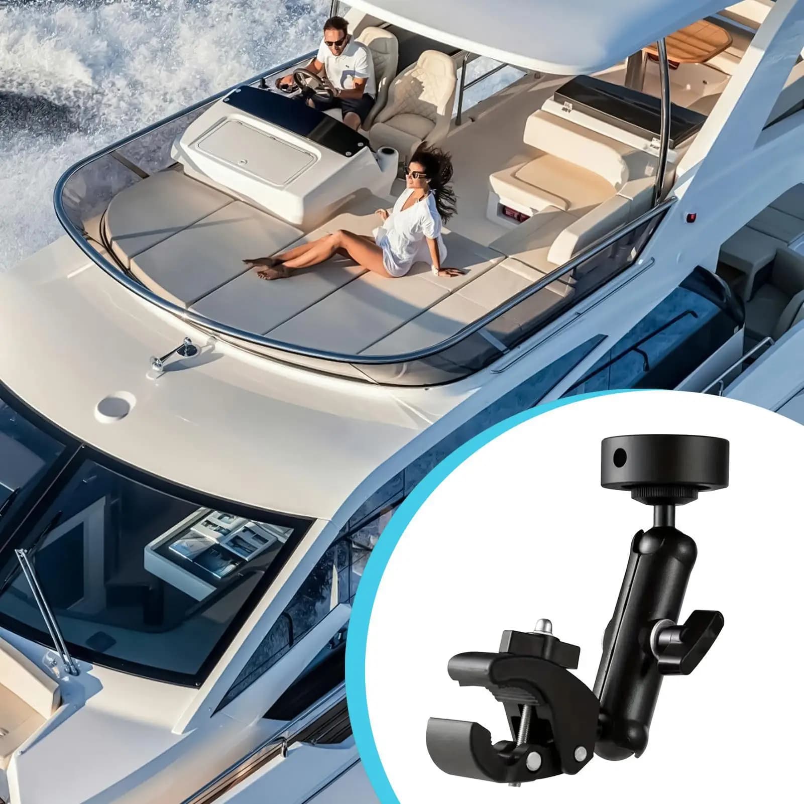 Mini adattatore per tubo Installazione rapida Mini adattatore per tubo per camper Per yacht Van Rimorchio da viaggio Roulotte Camper Guide marine