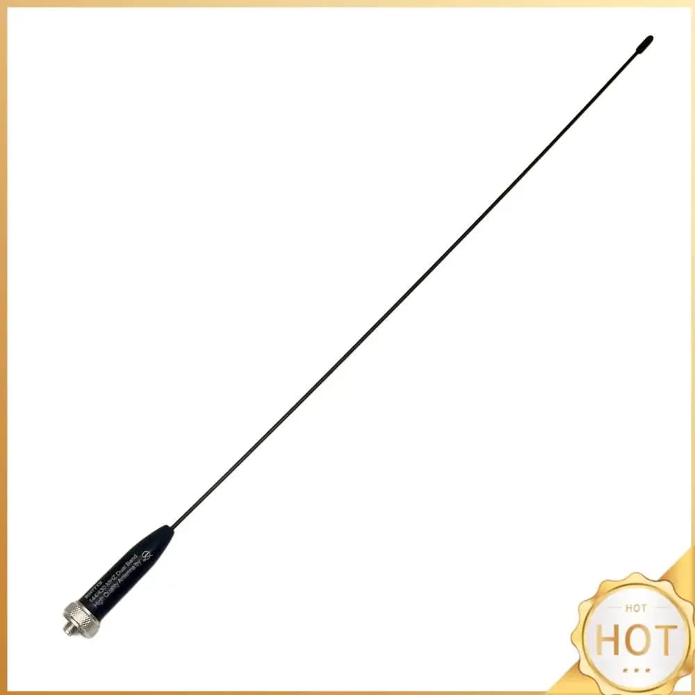 Antenna BNC portatile dual-band ad alto guadagno 144/430 MHz per accessori walkie-talkie Kenwood BaoFeng, antenna BNC 39,2 cm/15,45 pollici