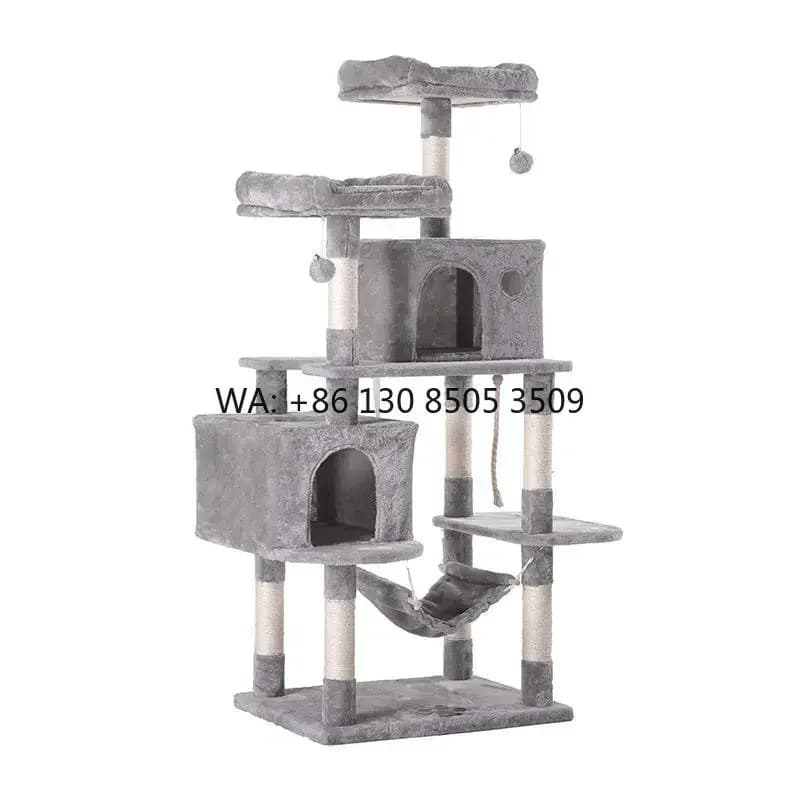Manufacturer OEM/ODM Wholesale New Design High Quality Cat Trees House & Scratcher Cat Climbing Tree Pet Cat
