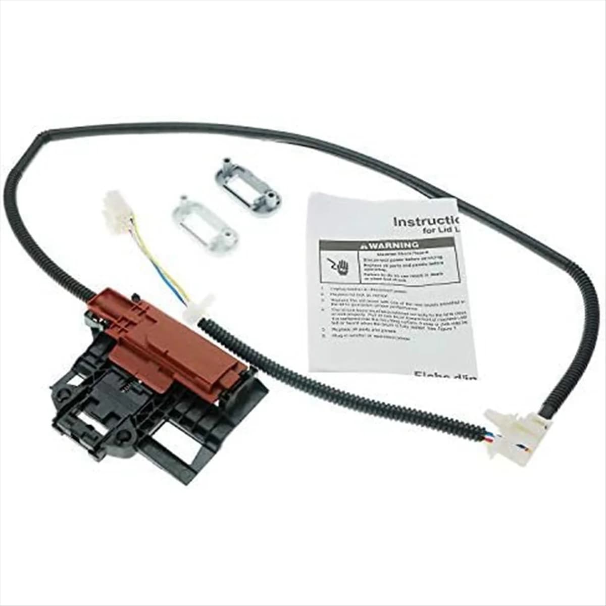 popolare W 10404050 W 10238287 Blocco coperchio per AP compatibile con lavatrice Whirlpool 5263307 PS 3497627 W 10744659