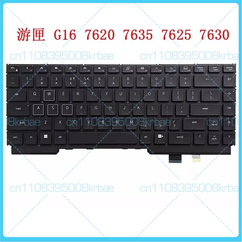 Tastiera retroilluminata integrata US per notebook gaming DELL G16 7620 7625 7630 7635
