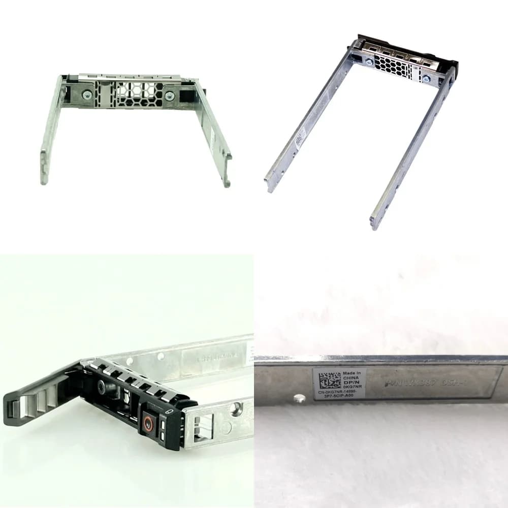Vassoio per Disco Rigido da 2,5 Pollici per Server Dell R410 R900 R610 R710 R715 R610, Caddy per HDD Montabile su Rack Compatibile con SSD e HDD SATA