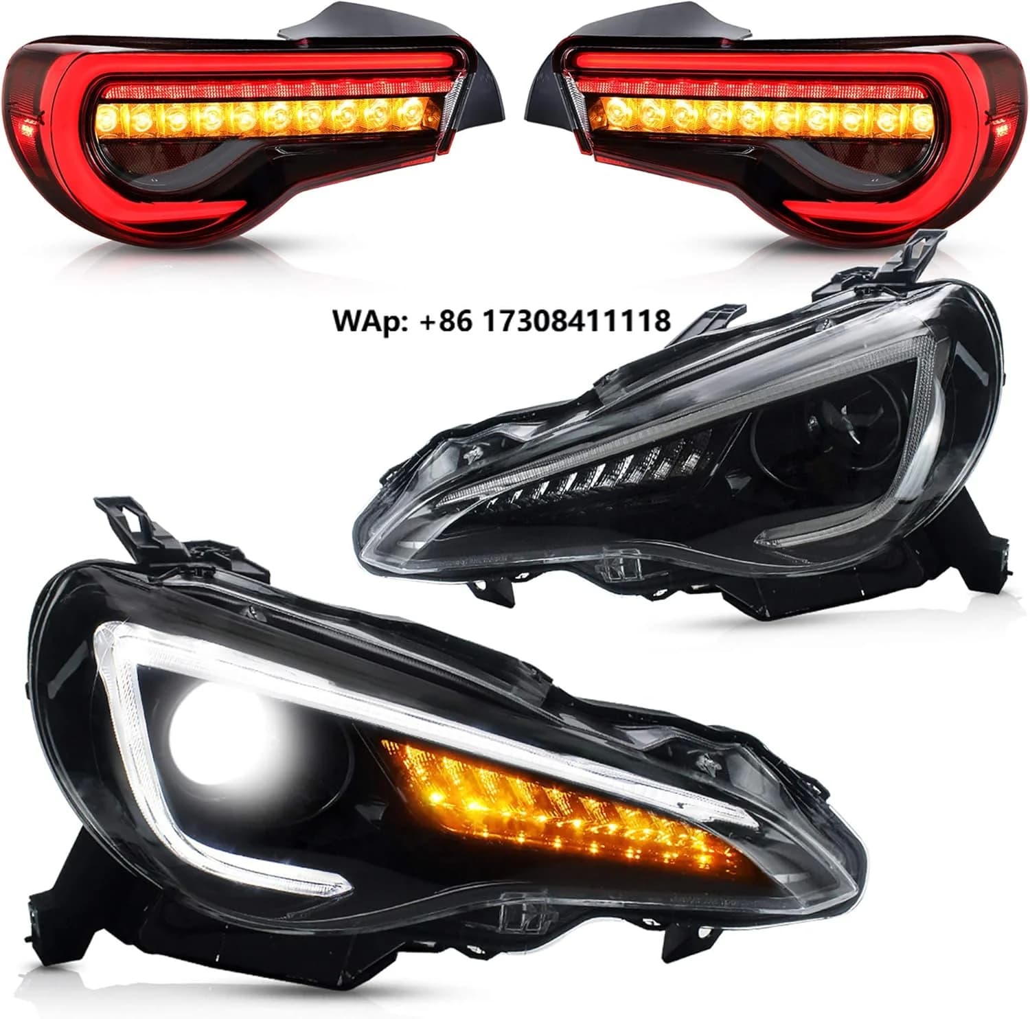 Fari e Fanali Posteriori LED VLAND per 86 2012-2020, BRZ 2013-2019 e Scion FR-S 2013-2016 1a Gen (Pronto per la Spedizione)