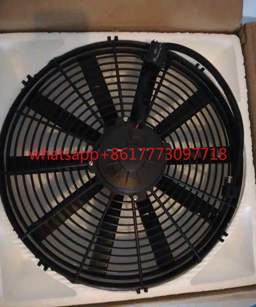 Ventola di raffreddamento per radiatore olio idraulico gru XCT 25k5A, nuova, 1 pezzo
