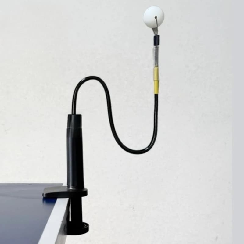 Allenatore Professionale per Tennis da Tavolo con Angolo Regolabile, Dispositivo per Allenamento Palline Ping Pong, Trainer Stabile per lo Swing, Attrezzatura Sportiva Portatile