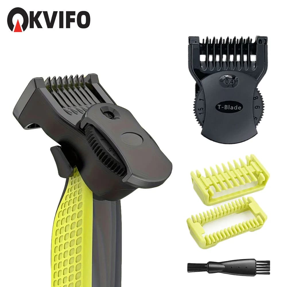 KVIFO Guide Pettine Protections for Philips One Blade QP2520 QP2530 QP2630 Electric Trimmer Razor Adjustable Replacement 14 Lengths