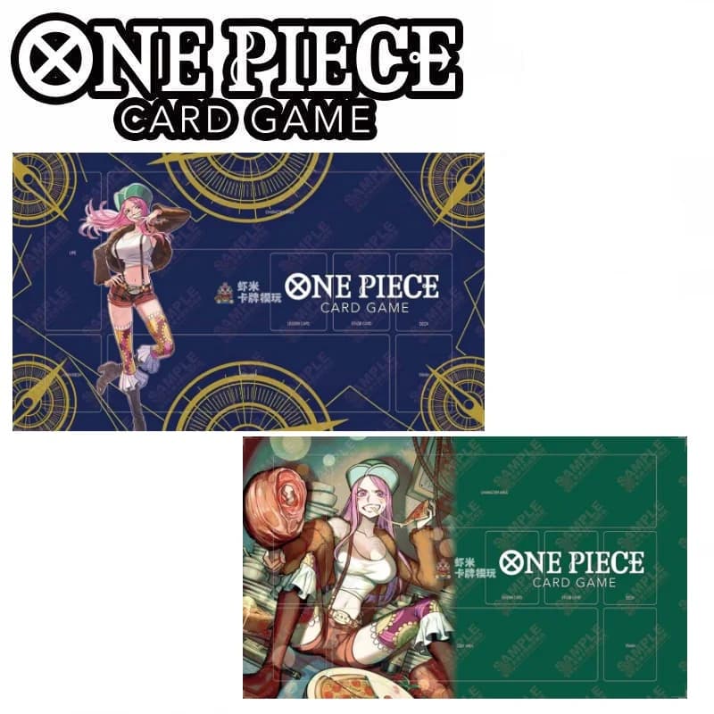 Gioielli Bonney Serie OPCG One Piece 600x350mm Duel Plate Card Playmat Giocatore singolo Bordo cucito Gioco da tavolo in gomma Pad Giocattolo