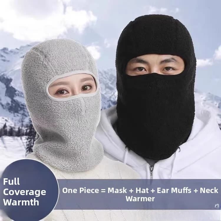 Thermal Motorcycle Hat with Integrated Mask Anti-wind and Anti-fredd for Face Protection