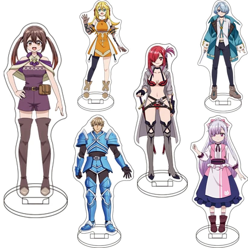 16CM Acrylic Figure Stand Anime Welcome to the Outcast's Restaurant! Dennis‌ Atorie Henrietta Bibia Cos Ornaments Gifts