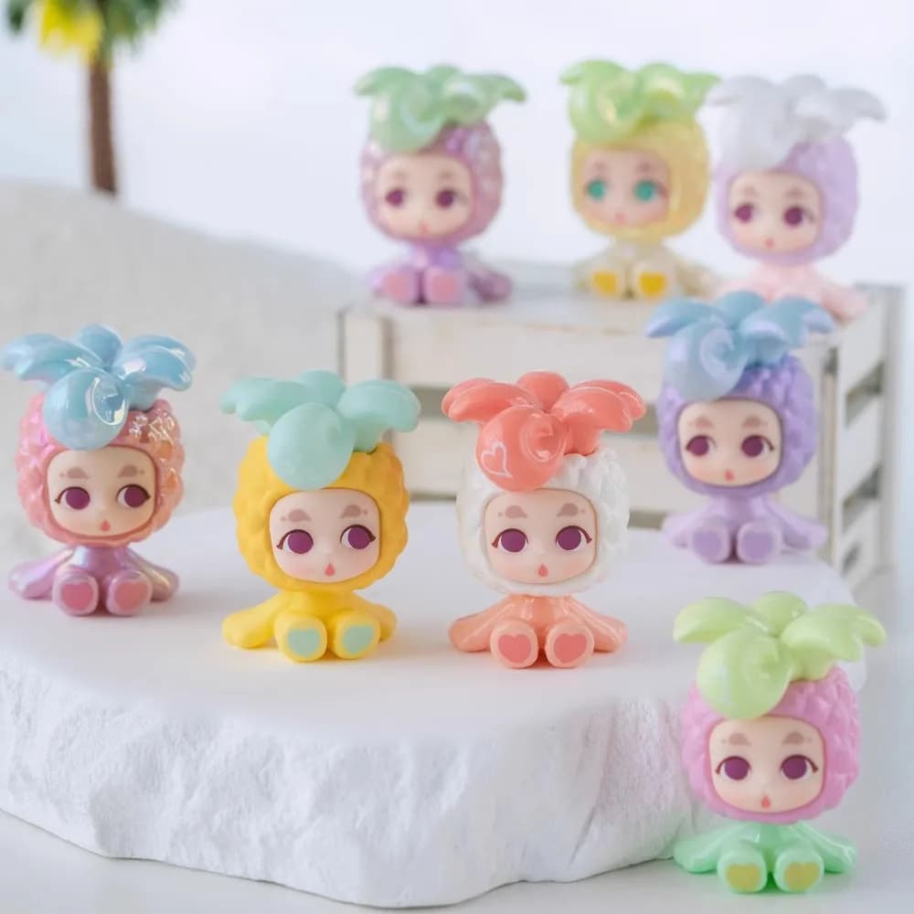 Spice Princess 2.0 Boboluo Series Blind Box Ananas Mini Figura di frutta Ornamento Borsa cieca alla moda Modelli di decorazione da collezione