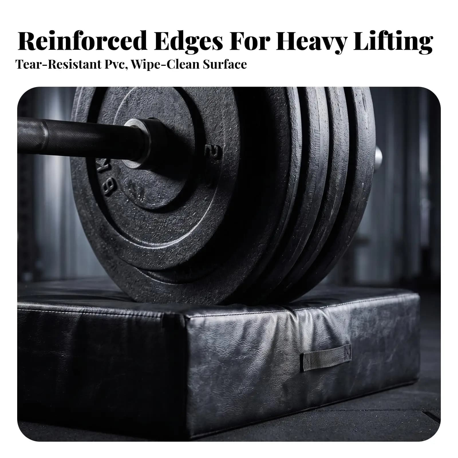 Comfortable Barbell Pad for Weightlifting Bar Safety Drop Protection Cushion for Hardwood Floors