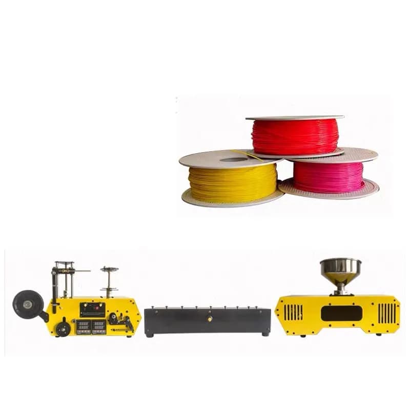 3D Printing Table Extruder, Filament Diameter 1.75/2.85/3mm for PLA PETG PA, 500g/h Extruder with Automatic Wrap 220/110v