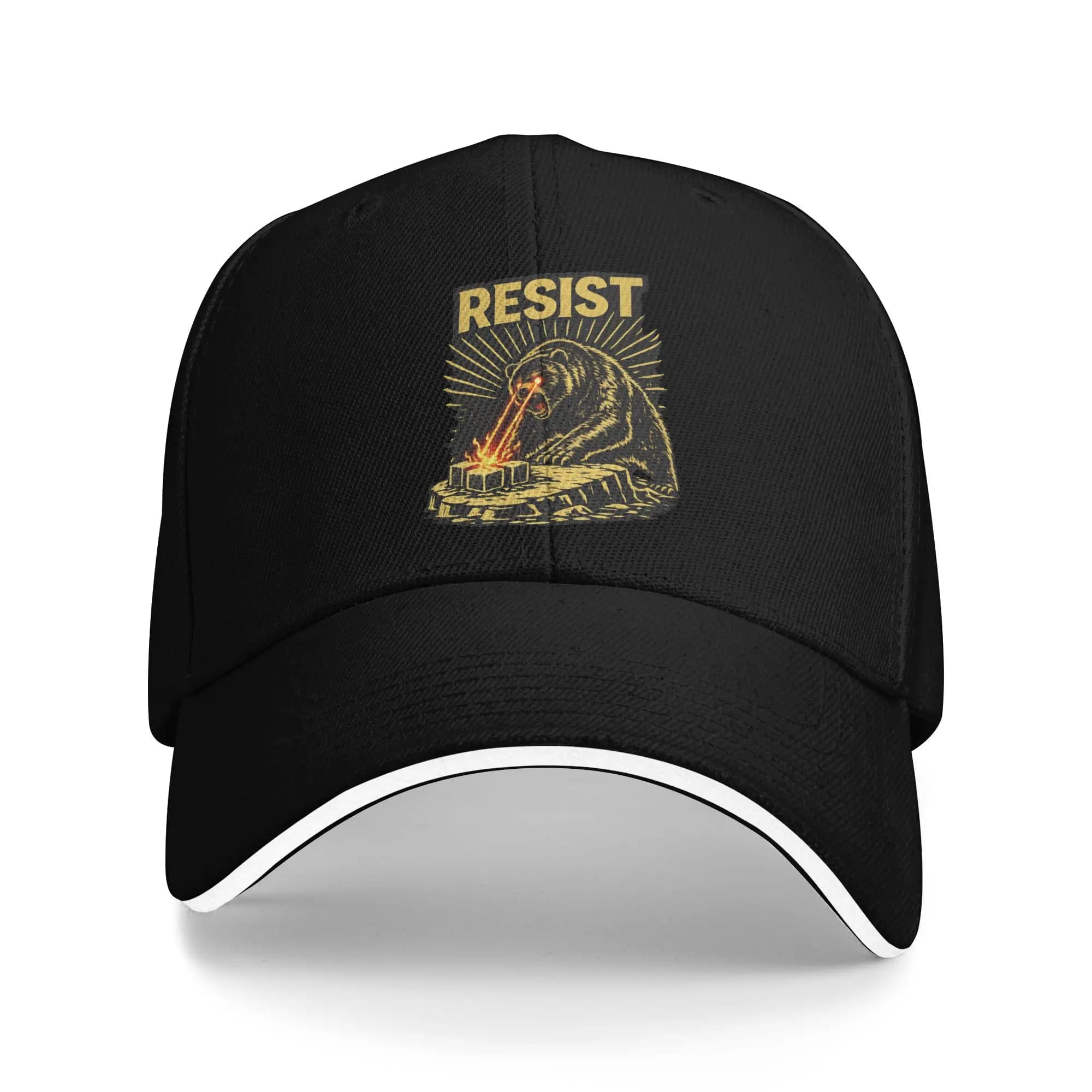 Cappellino da Baseball Rebel Minneapolis Bear ICE Protest, Unisex, Personalizzabile con Logo, Trucker Hat Estivo Divertente e Traspirante per Palestra