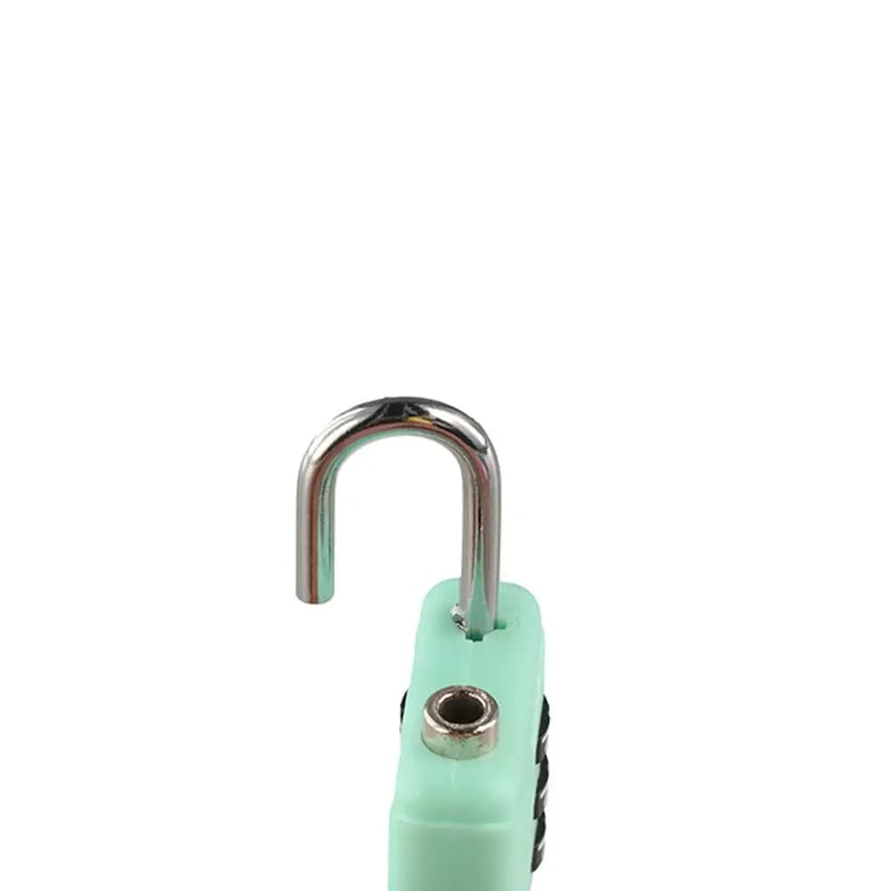 Lucchetto a Combinazione a 3 Cifre per Valigie, Antifurto, Impermeabile, Mini Lucchetto con Password per Zaini, Lucchetto di Sicurezza con Codice Doganale