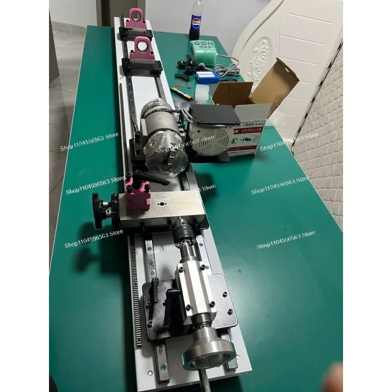 Tornio manuale elettrico per metalli senza spazzole FS-7075G, letto per colata, speciale per la riparazione di stecche da biliardo