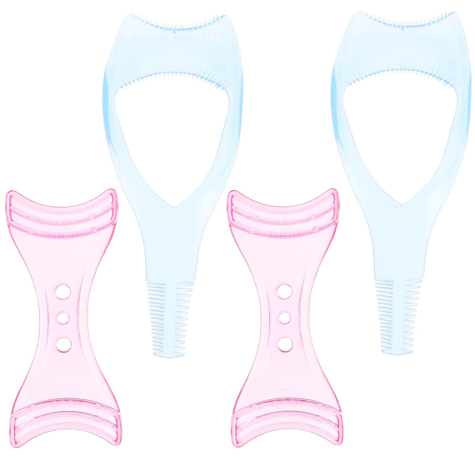 Applicatore in plastica per eyeliner e mascara, protezione per ciglia e strumento di estensione