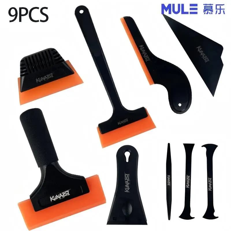 High Quality Car Film Wrap Tools Kit - Squeegee Set Vinyl Scraper Cutter for Vehicle Window Tint Wrapping - Auto Detailing Tools