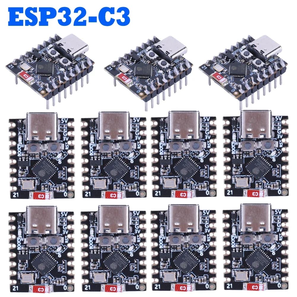1-10 Pezzi Scheda di Sviluppo ESP32-C3 SuperMini WiFi Bluetooth, Compatibile con Arduino, per IoT