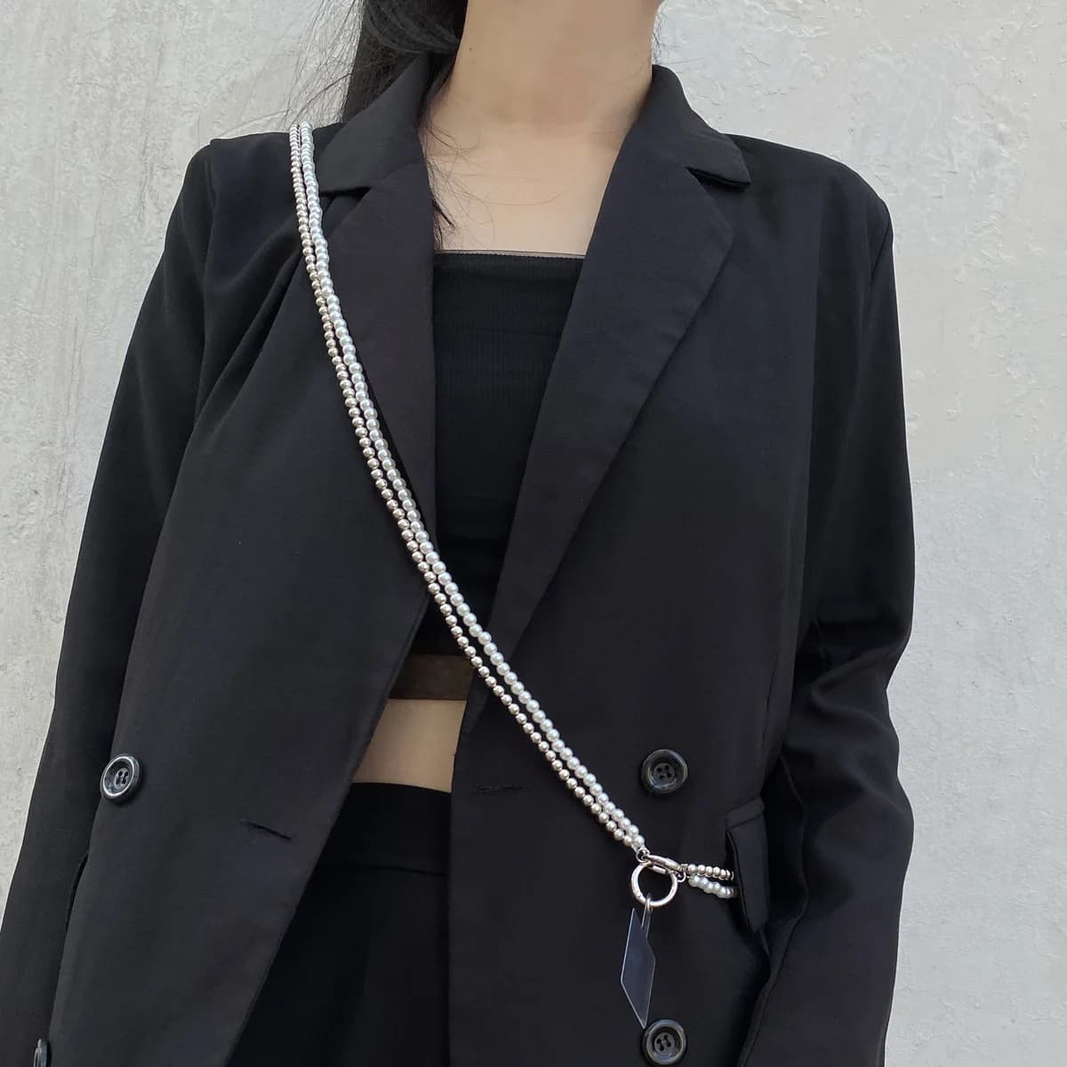 Elegant waist chain with layered beads for women accessory Versatile for dresses, dresses and clothing Casual elegant jewelry with belly chain