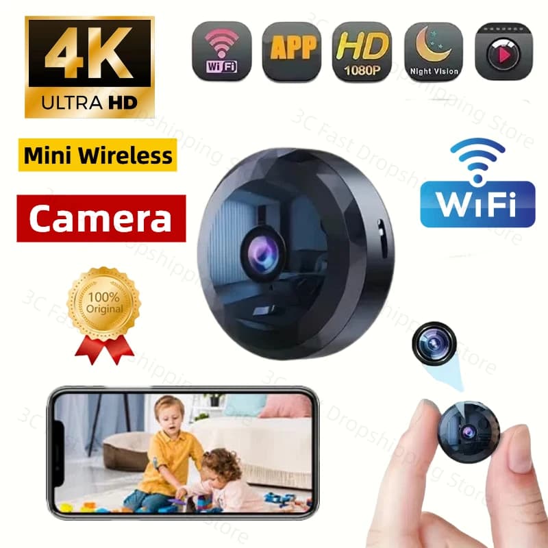 1080P HD Mini telecamera WiFi telecamera di sicurezza Wireless protezione di sicurezza videocamera di sorveglianza vocale versione notturna nuova
