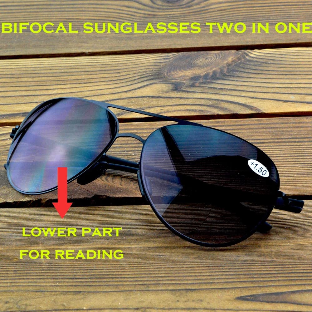 Clara Vida Two In One multifunctional bifocal reading glasses combination of sunglasses + 1 + 1.5 + 2 + 2.5 + 3 + 3.5 + 4