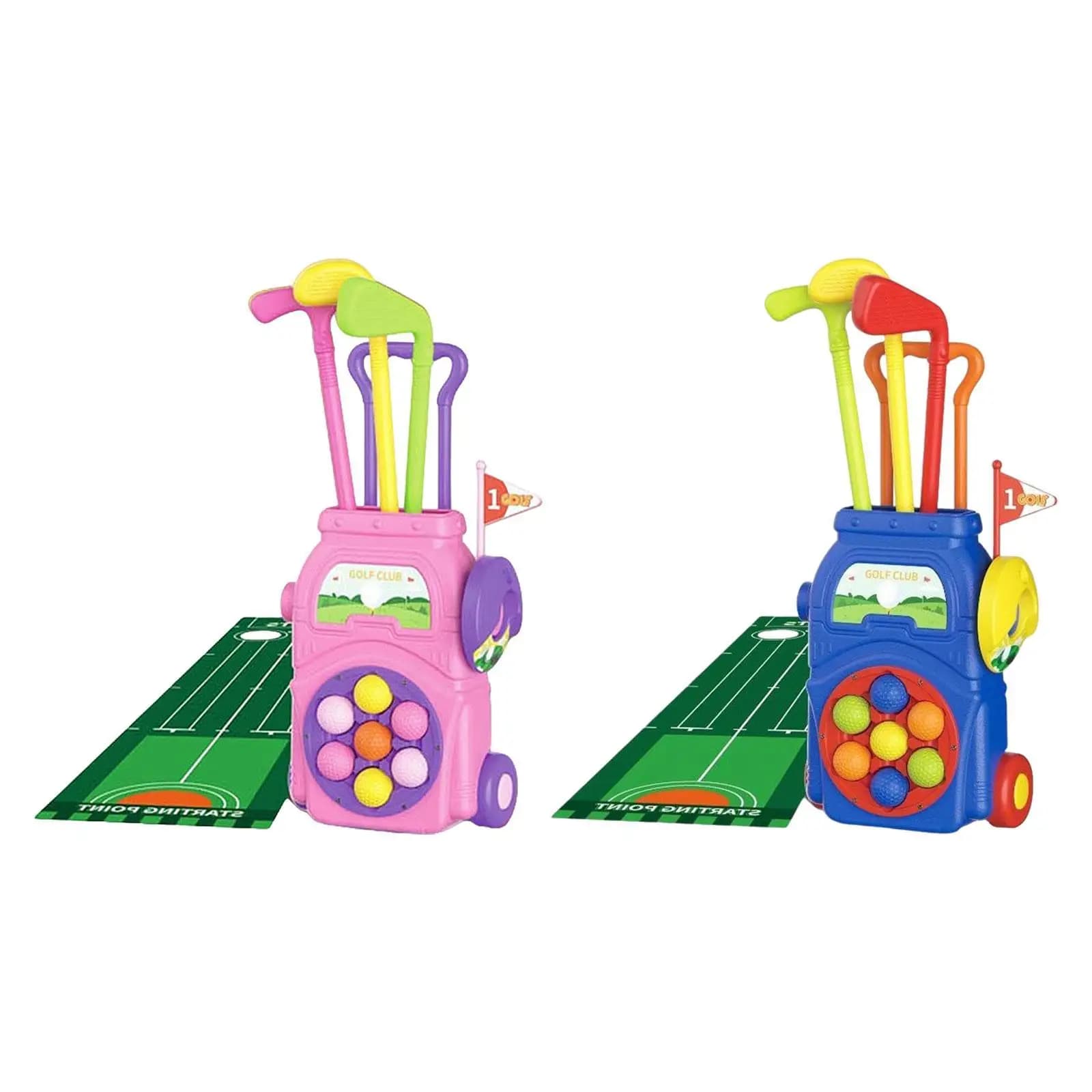 Set di mazze da golf per bambini, giocattoli da golf per interni, per bambini, neonati dai 3 ai 4 5 6 anni