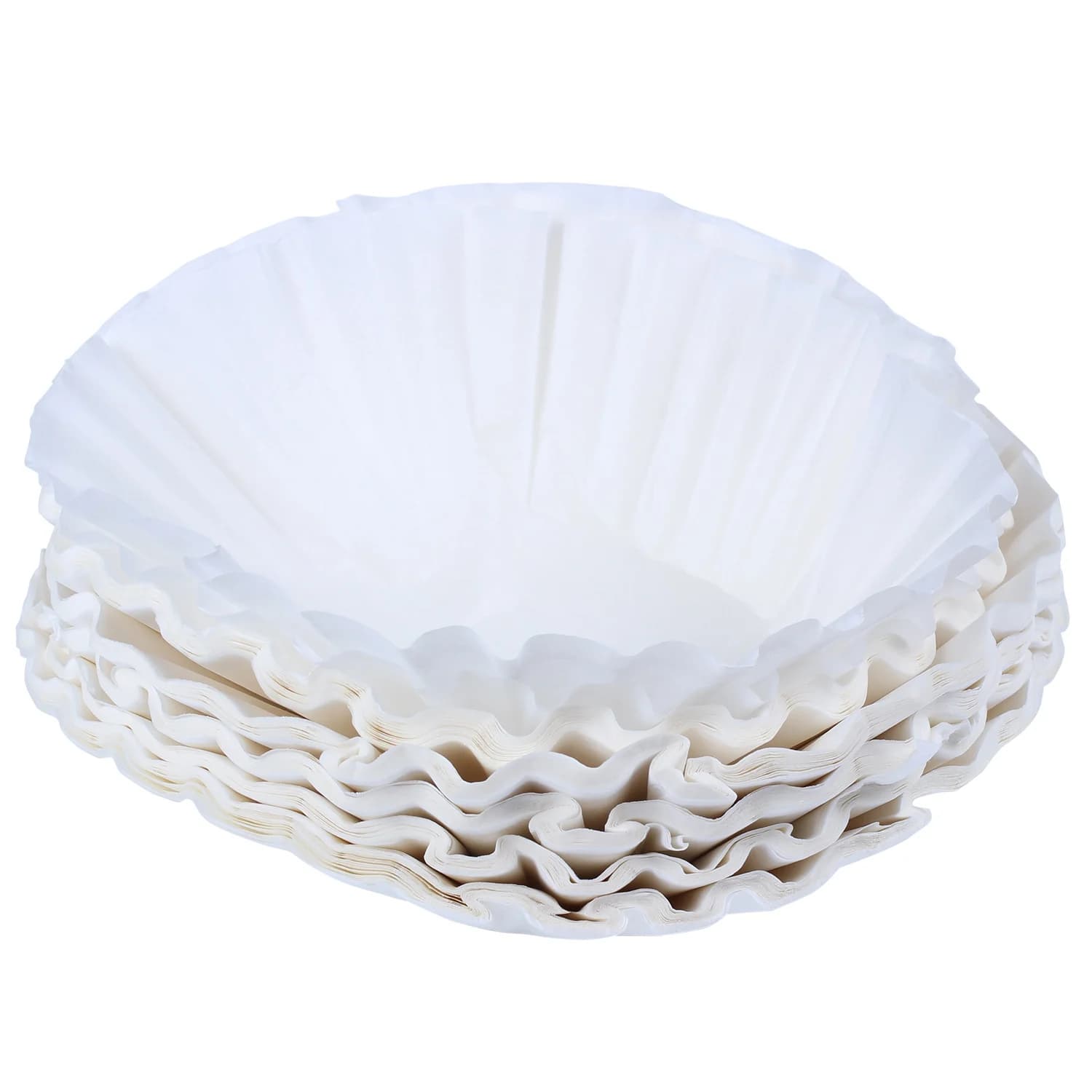500 pezzi 25Cm fogli American Commercial Coffee Filter Paper Basket filtri per caffè Coffee Ware filtri per caffè (bianco)