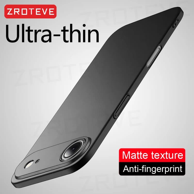 Per iPhone 17 Air 16 16e 15 14 13 12 Pro Max ZROTEVE Cover rigida opaca sottile per PC per iPhone17 iPhone15 iPhone16 Plus Custodia per telefono