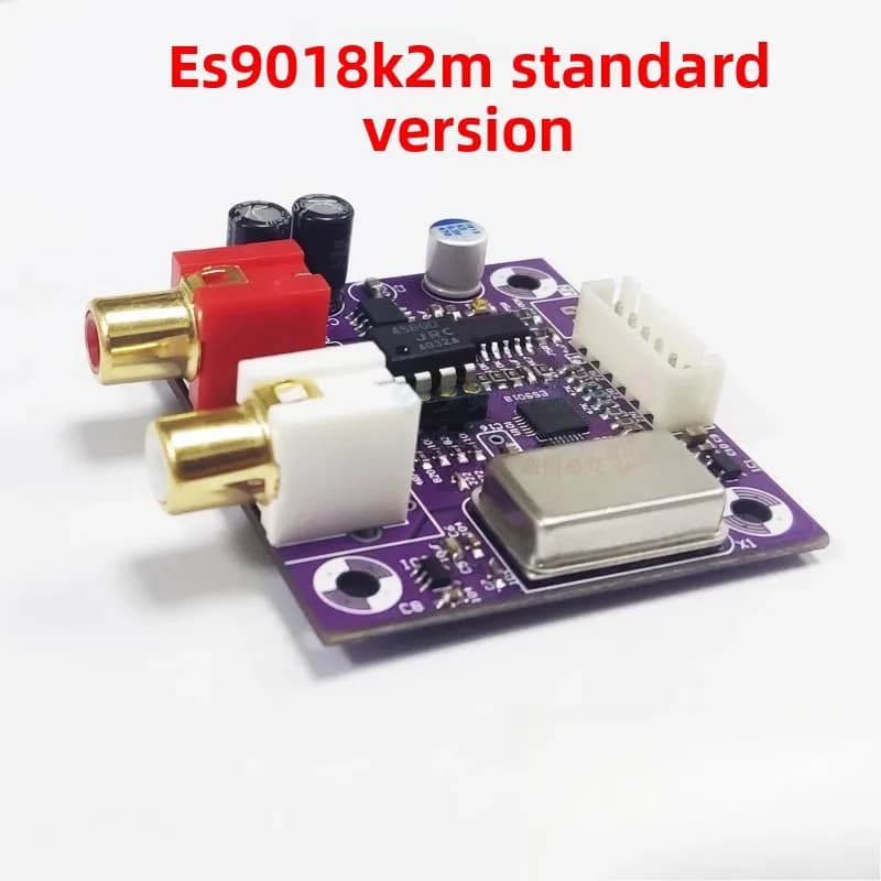 Decode card ES9018K2M Input I2S 24/192KHZ update HiFi synchronous/asynchronous digital transmission Raspberry Pi