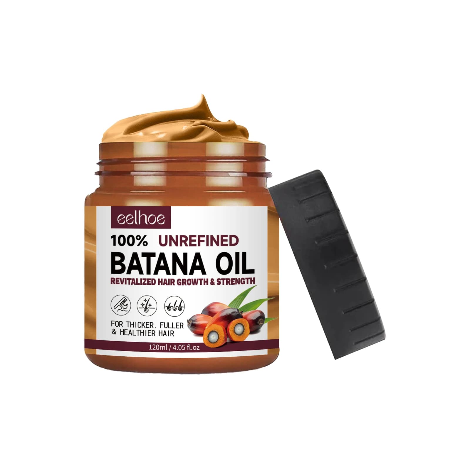 Balm with Batana oil, moisturizes, nourishes, improves the dry skin of the scalp, softens and gives volume to the hair.