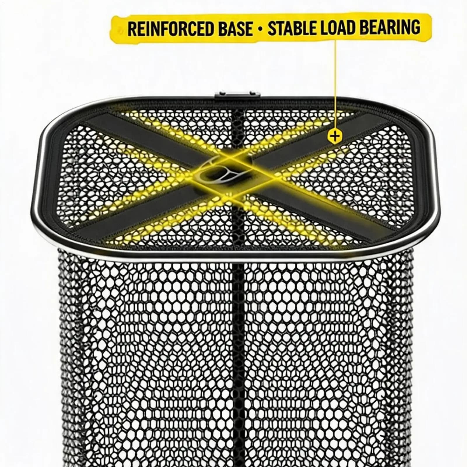 Fishing Trap Bait Net For Angling Casting Portable Mesh Fishing Trap For Bass Trout Crappie Catfish Carp Kayak Shore Beach Lake