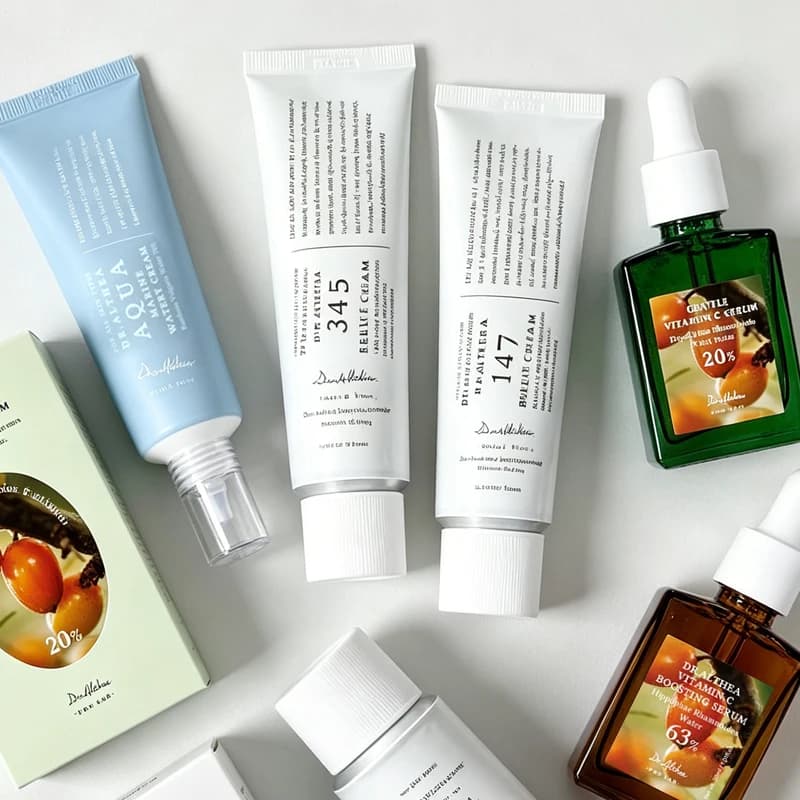 Nuova Crema Antiossidante e Sbiancante 147 Barrier 345, Crema Idratante Riparatrice Intensiva con Essenza di Vitamina C, Skincare Coreana