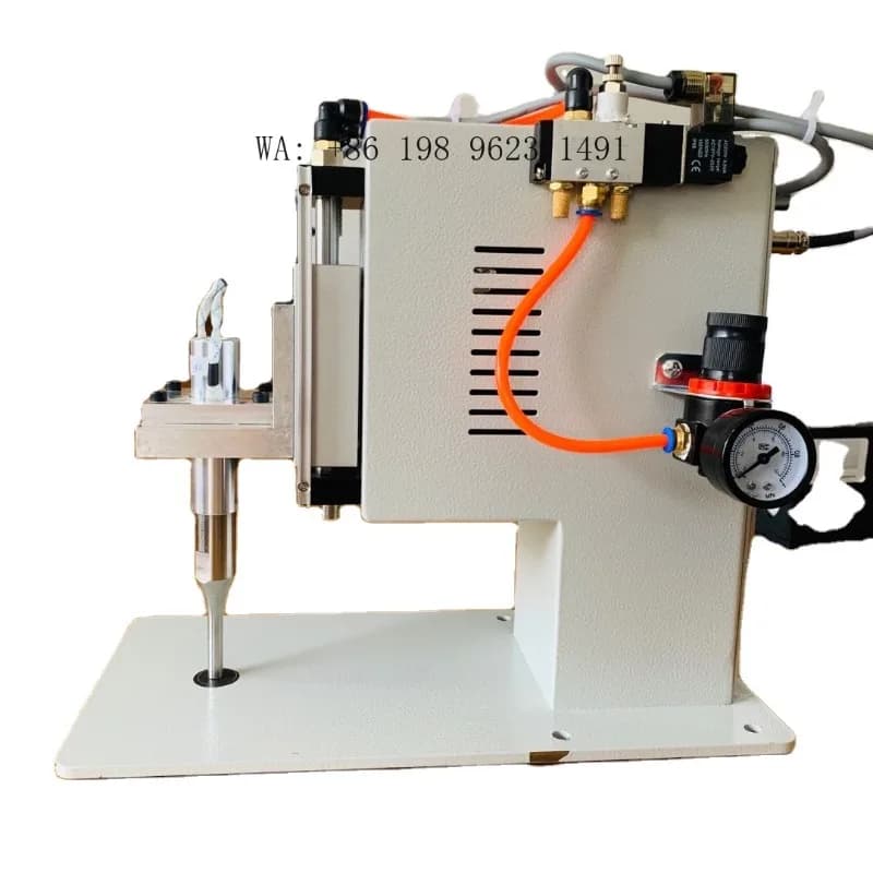 High Power Ultrasonic Mask Ear Loop Spot Welding Automatic High Efficiency N95 Mask Ear Wire Welding Equipment