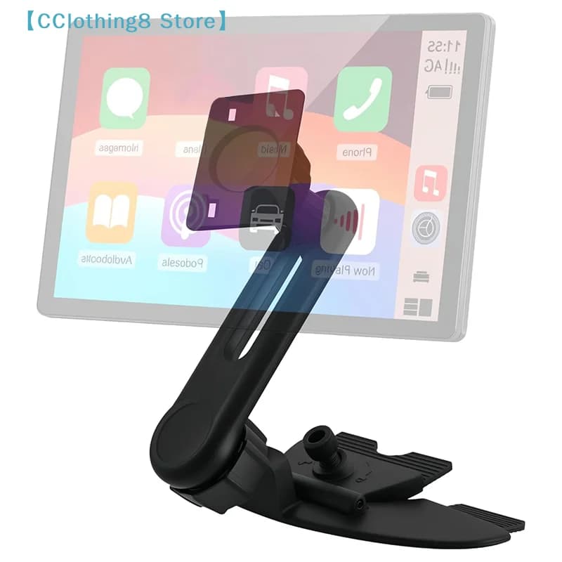Supporto per slot CD per schermo Carplay, sfera da 17 mm per cellulare, monitor da 4 "-11" per auto, supporto per CD per tablet Android Auto【AliS8】