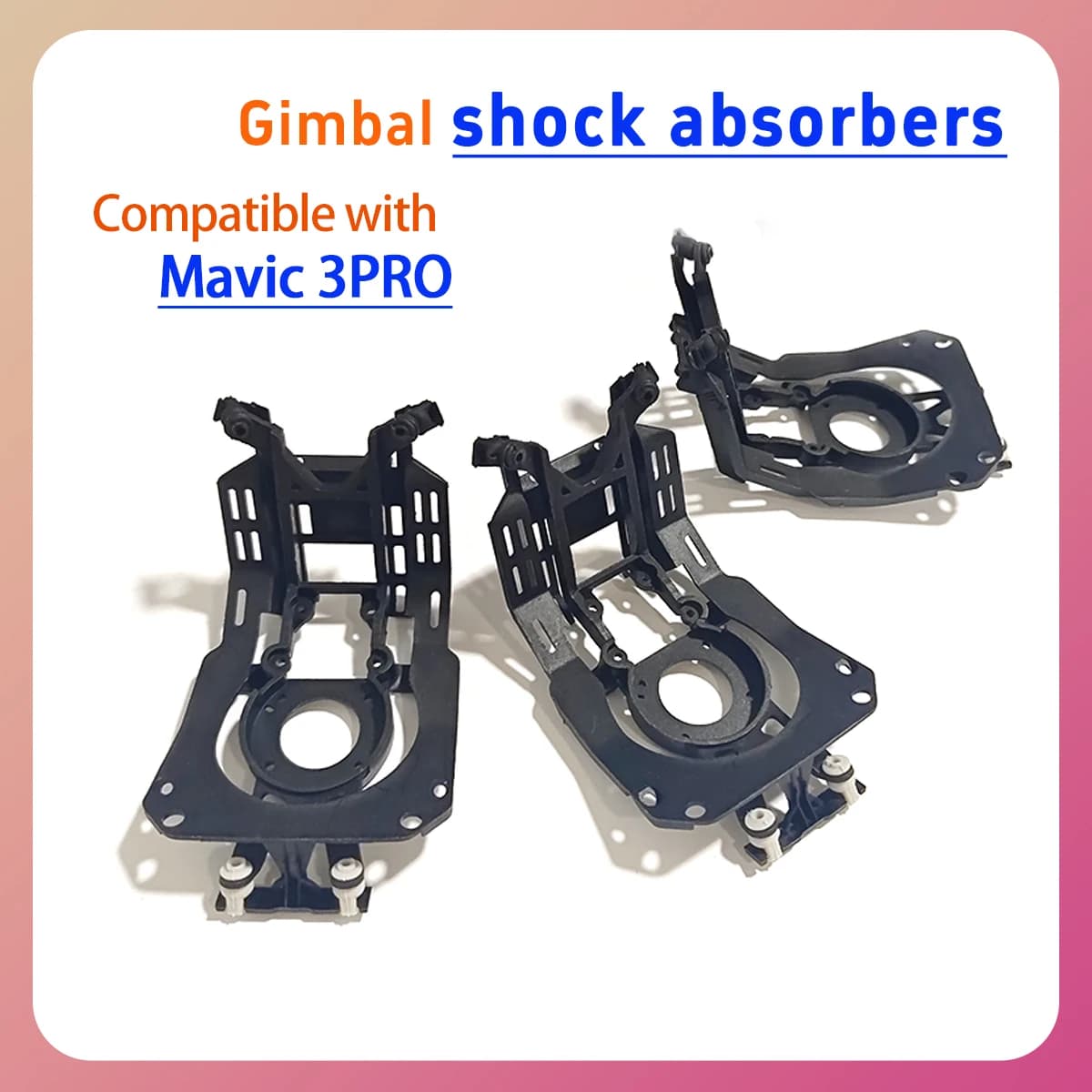 Il nuovo ammortizzatore gimbal Mavic 3PRO con ammortizzatori con cavalletto superiore e inferiore viene utilizzato per la riparazione di droni DJI Mavic 3 PRO