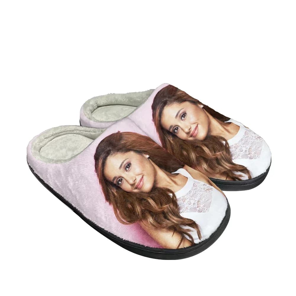 Nuove Pantofole Ariana alla Moda in Cotone Personalizzate, Sandali Casual in Peluche per Uomo e Donna, Scarpe Termiche Comode e Calde