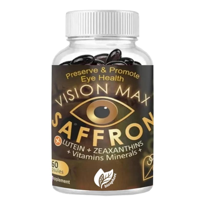 Vitamin Supplements for Eye Health with Lutein, Zeaxanthin, Antioxidant Support - 60 Capsules