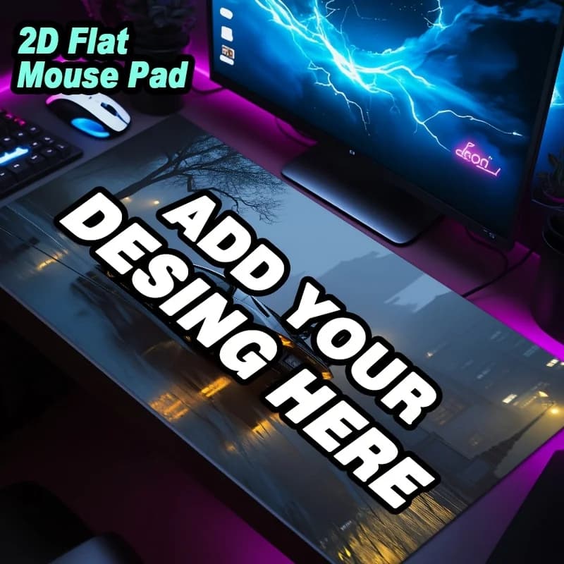 Custom Your Design Mouse Pad Soft Smooth Surface Waterproof Anti Slip Laptop Computer Gaming Desk Mat