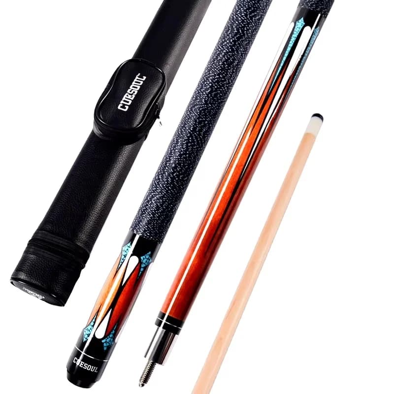 Prodotto di successo Cuesoul Stecca da biliardo americana autentica 11.5mm Nine Ball Club Black Eight Clubs 12.75mm Center Joint Maple Punch J