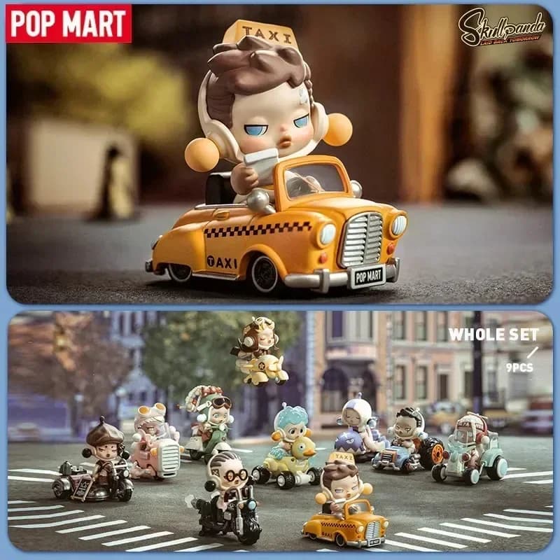 POP MART Skullpanda 'Laid Back Tomorrow' Series Blind Box Mystery Action Figure - Cute Surprise Collectible Toy