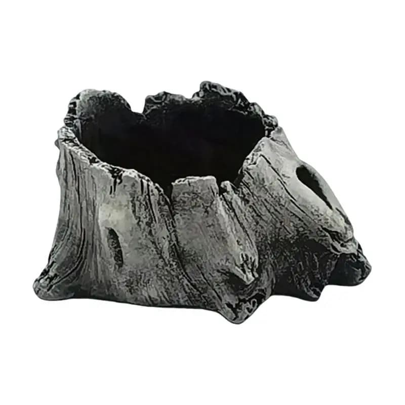 E8BD Vasi per fioriere in legno trasportato dalla corrente cemento, imitazione radice albero per decorazioni per casa