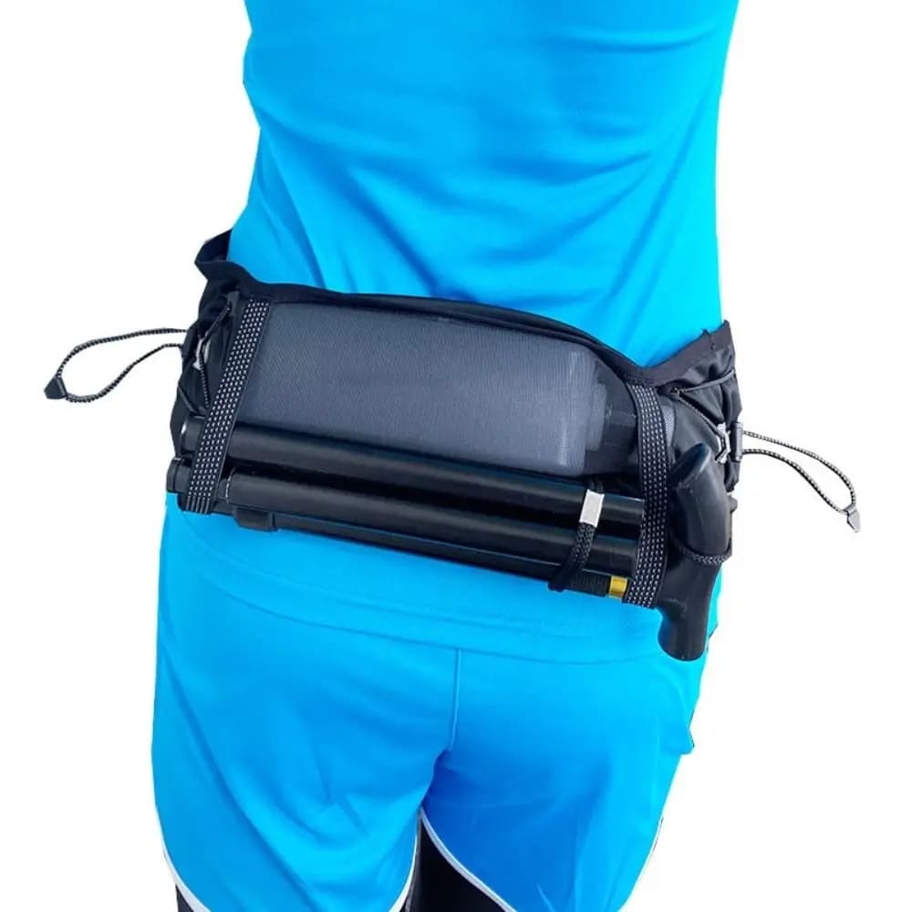 Breathable Running Waist Pack Large Capacity Elastic Mesh Running Bag Belt Mobile Phone Bag Lightweight Sports Fanny Pack