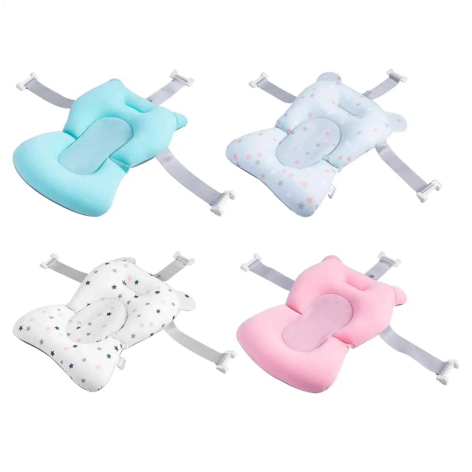 Cuscino per il bagnetto del bambino, cuscino di supporto antiscivolo, supporto per il bagnetto dei neonati, tappetino di supporto per vasca da bagno, per la cura del bambino