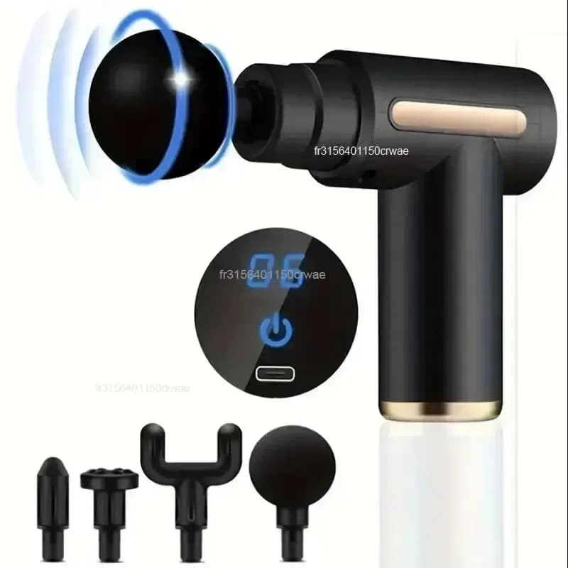 Mini muscle massage gun Portable body massager Deep portable percussion massager for body, back and neck